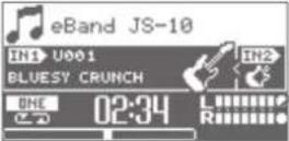 BOSS eBand JS10 - Ajuste de parámetros con Tap Tempo - 1