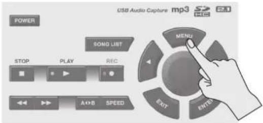 BOSS eBand JS10 - Der [MENU]-Taster - 1