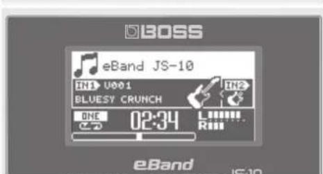 BOSS eBand JS10 - Tocando guitarra com uma música como acompanhamento - 1