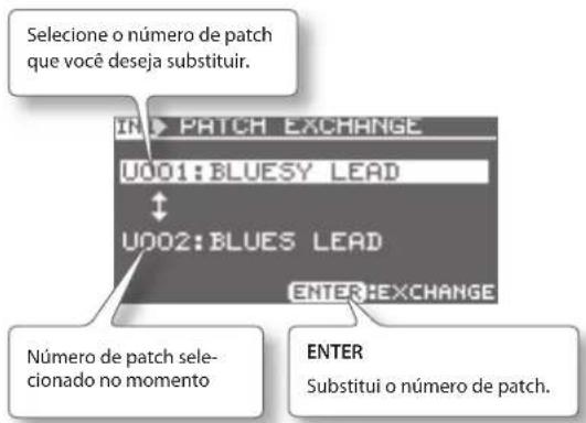 BOSS eBand JS10 - Trocando dois patches (EXCHANGE) - 1