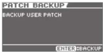 BOSS eBand JS10 - Back-ups op een SD-kaart maken van gebruikerseffectpatches - 1