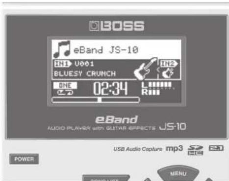BOSS eBand JS10 - Afinación - 1
