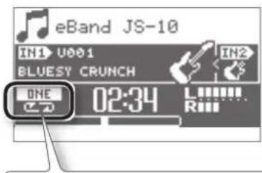 BOSS eBand JS10 - Schakelen tussen de verschillende afspeelmodi - 1