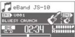 BOSS eBand JS10 - Impostazione di parametri con il pulsante per tenere il tempo - 1