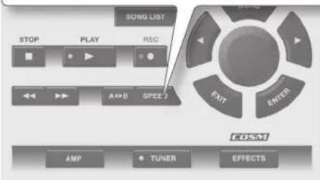 BOSS eBand JS10 - Druk op de [SPEED]-knop. - 1