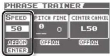 BOSS eBand JS10 - Select SPEED. - 1