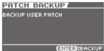 BOSS eBand JS10 - Backup delle patch effetti utente su una scheda SD - 1