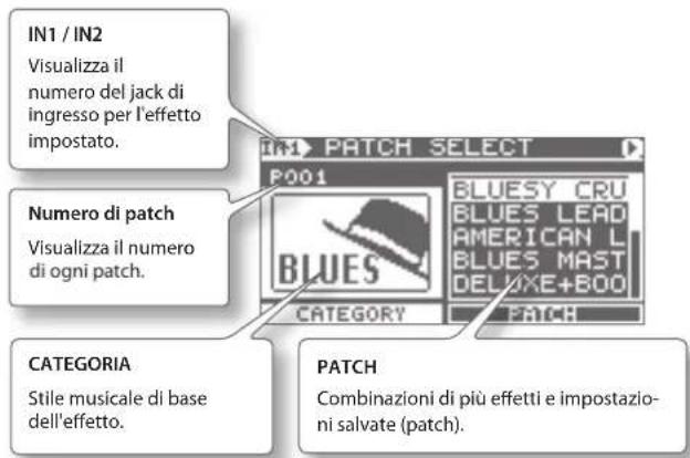 BOSS eBand JS10 - Premere il pulsante [EFFECTS]. - 1