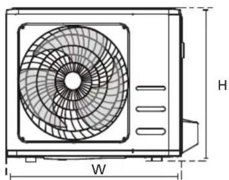 BEKO BEHPGH 091 - Unit mounting dimensions - 2