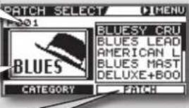 BOSS eBand JS8 - Seleccionar efeitos - 1