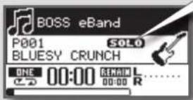 BOSS eBand JS8 - Alternar para o efeito SOLO - 1