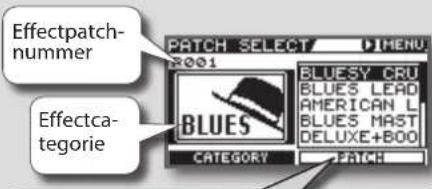 BOSS eBand JS8 - Selecteer Effecten - 1