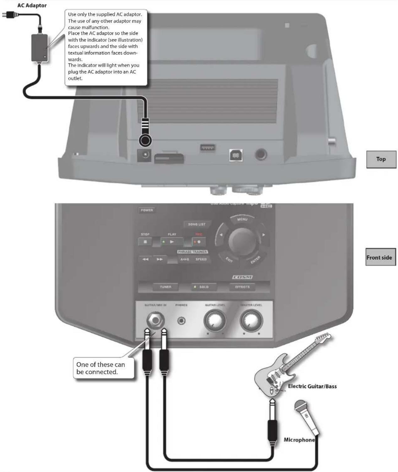 BOSS eBand JS8 - Basic setup for the JS-8 - 1