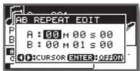 BOSS eBand JS8 - Regolazione precisa del segmento AB REPEAT - 1