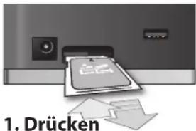 BOSS eBand JS8 - Vor der Verwendung von SD-Speicherkarten - 1