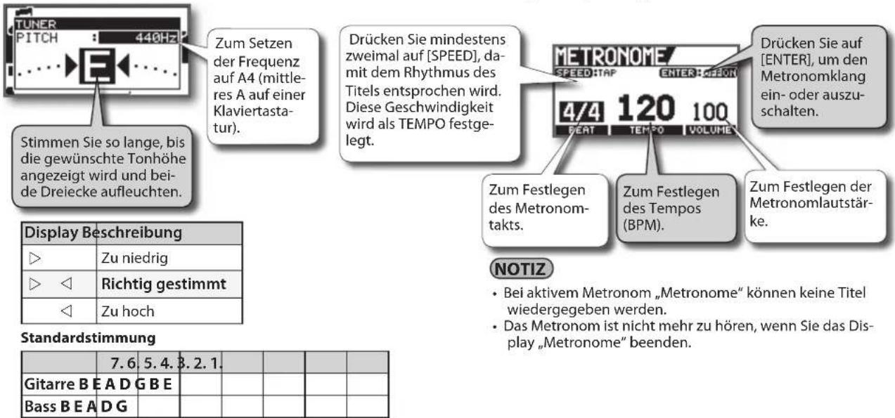 BOSS eBand JS8 - Praktische Übungsfunktionen - 2