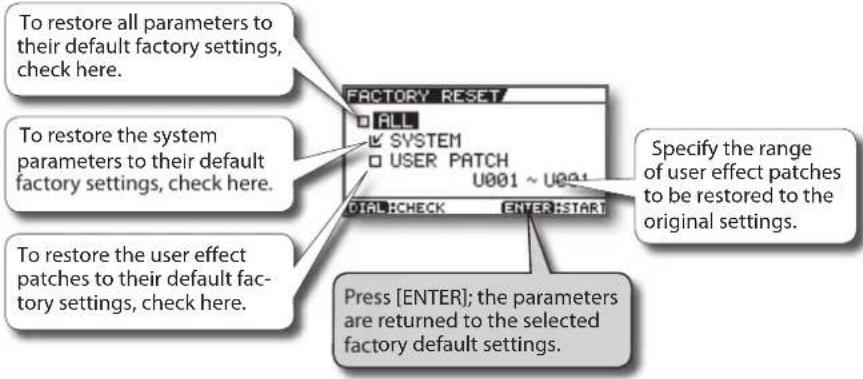 BOSS eBand JS8 - Various System Settings - 4