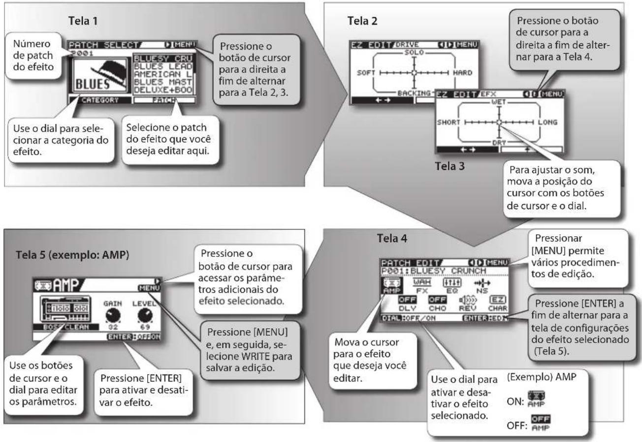 BOSS eBand JS8 - Edição avançada de parâmetros de efeito - 1