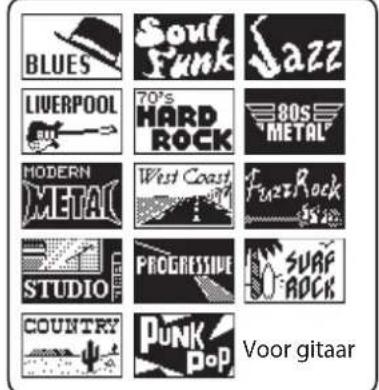 BOSS eBand JS8 - Selecteer Effecten - 2