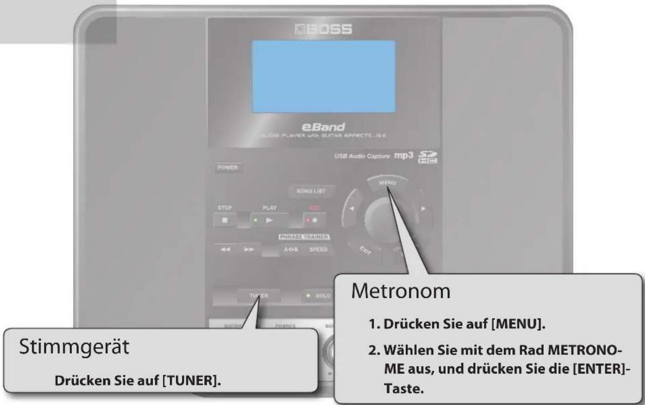 BOSS eBand JS8 - Praktische Übungsfunktionen - 1