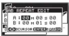 BOSS eBand JS8 - Nauwkeurige aanpassing van het AB REPEAT-segment - 1