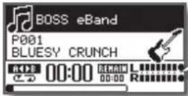 BOSS eBand JS8 - El sonido grabado se oye distorsionado - 1