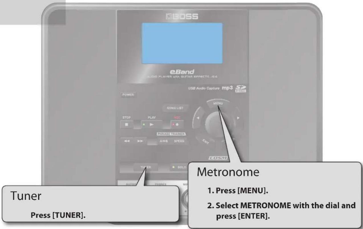 BOSS eBand JS8 - Convenient Practice Functions - 1