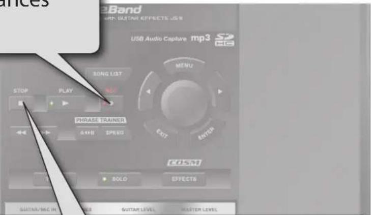 BOSS eBand JS8 - Gravando performances - 1