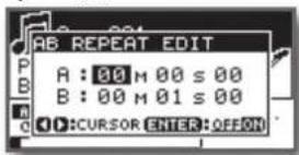 BOSS eBand JS8 - Precise Adjustment of the AB REPEAT Segment - 1