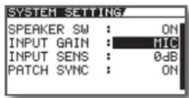 BOSS eBand JS8 - Adjusting the Guitar and Mic Input Sensitivity - 1