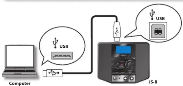 BOSS eBand JS8 - Collegamento al computer - 1