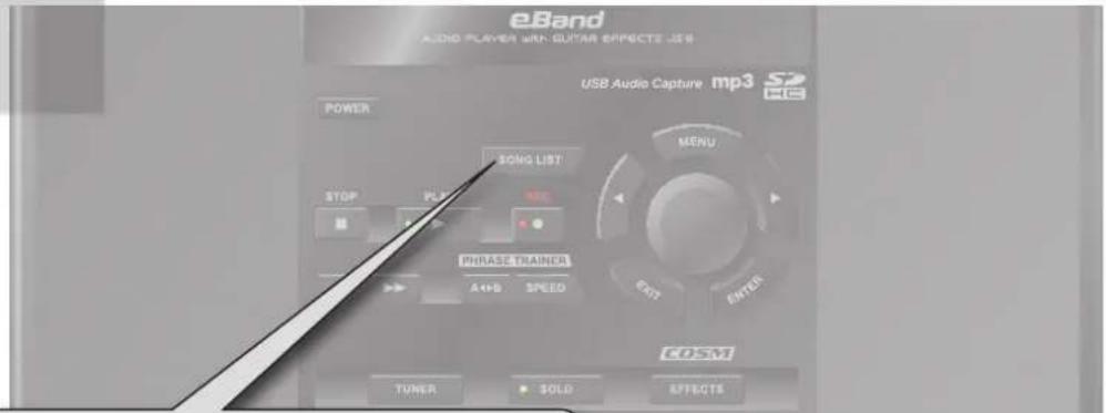 BOSS eBand JS8 - Seleccionando músicas - 1