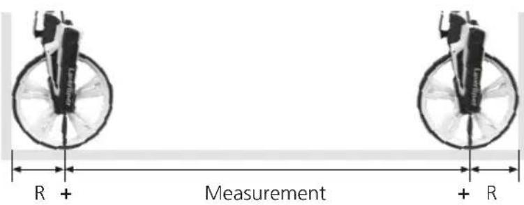 Laserliner RollPilot X12 - To measure from wall to wall - 1