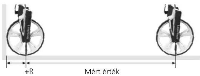 Laserliner RollPilot X12 - Mérés faltól pontig - 1