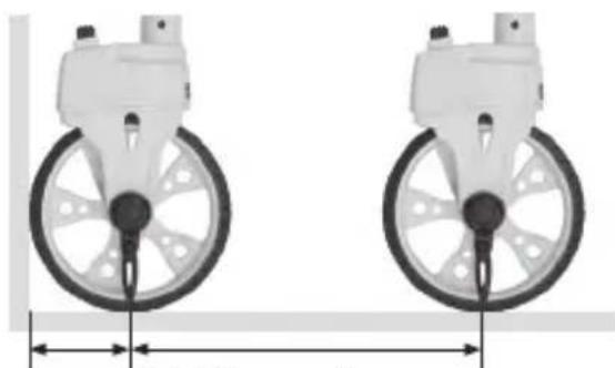 Laserliner RollPilot S6 - Måling fra væg til punkt - 1