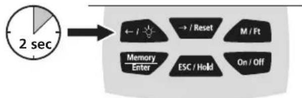 Laserliner RollPilot D12 - Iluminación de la pantalla - 1