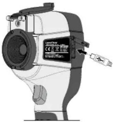 Laserliner ThermoCamera Connect - Li-Ion-Akkupack aufladen - 1