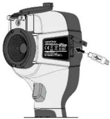 Laserliner ThermoCamera Connect - Charging the li-ion battery - 1