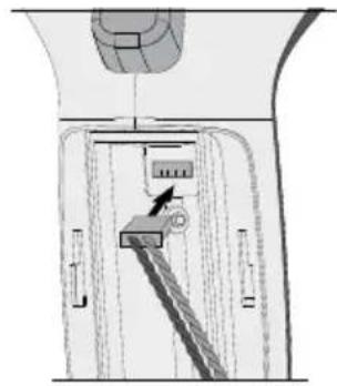 Laserliner ThermoCamera Connect - Retirer / insérer le bloc de piles Li-Ion - 1