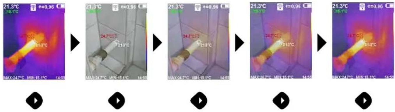 Laserliner ThermoCamera Connect - Image modes - 1
