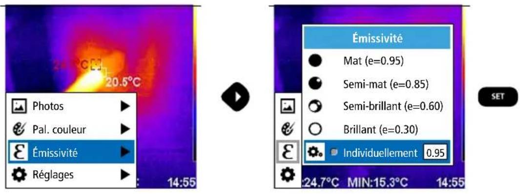 Laserliner ThermoCamera Connect - Émissivité : Degré d'émission - 1