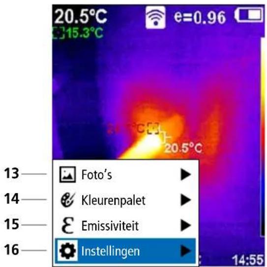 Laserliner ThermoCamera Connect - Standaard meetaanzicht - 1