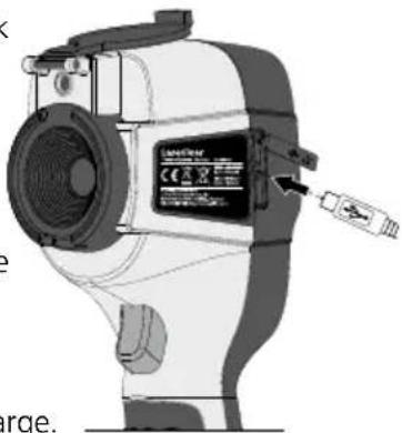 Laserliner ThermoCamera Connect - Chargement du pack d'accus Li-ion - 1