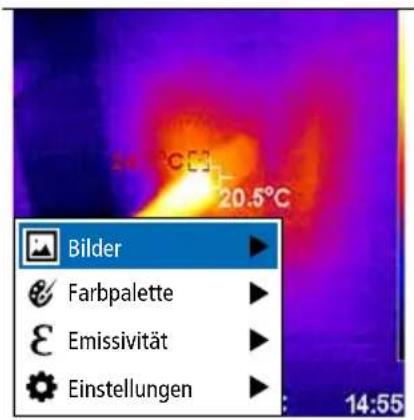 Laserliner ThermoCamera Connect - Mediengalerie / Aufnahmen löschen - 1
