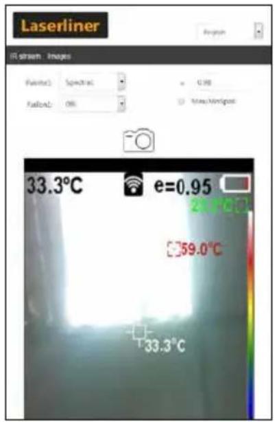 Laserliner ThermoCamera Connect - Settings: WLAN connection - 2