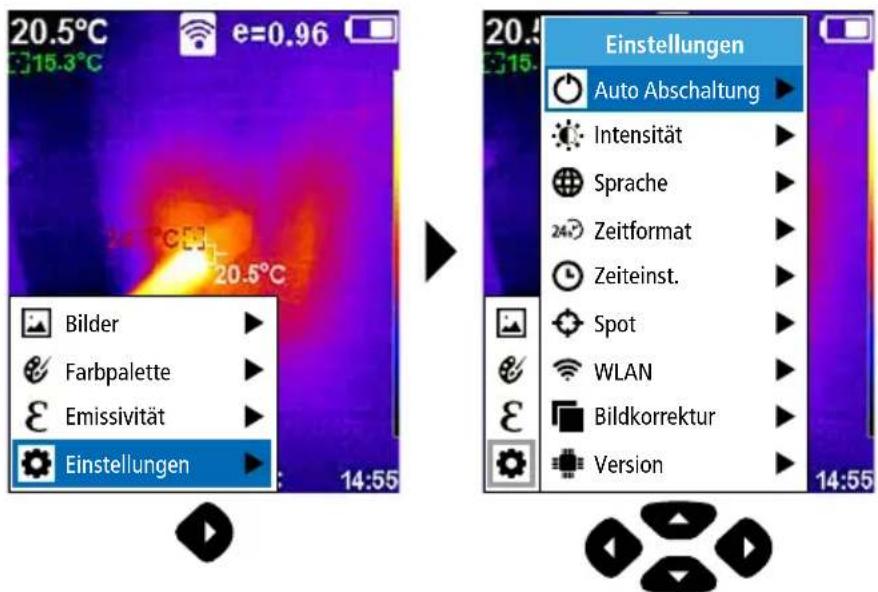 Laserliner ThermoCamera Connect - Einstellungen - 1
