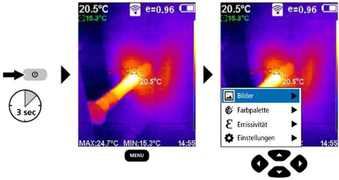 Laserliner ThermoCamera Connect - Li-Ion-Akkupack entnehmen / einsetzen - 2