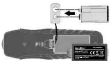 Laserliner BBQGasCheck - Lägga i batteriet - 1