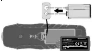 Laserliner BBQGasCheck - Instalación de la pila - 1