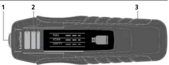 1 2 3 Laserliner FULL SCAN EMPTY